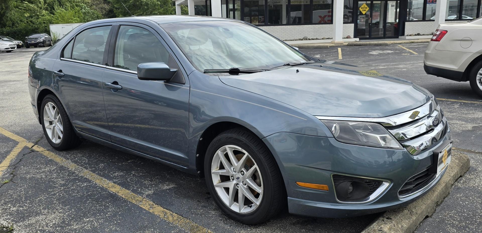 2012 Blue Ford Fusion SEL (3FAHP0JG5CR) with an V6, Flex Fuel, 3.0 Liter engine, Automatic, 6-Spd w/SelectShift transmission, located at 341 N White Horse Pike, Lawnside, NJ, 08045, (856) 262-9500, 39.855621, -75.027451 - Photo#1