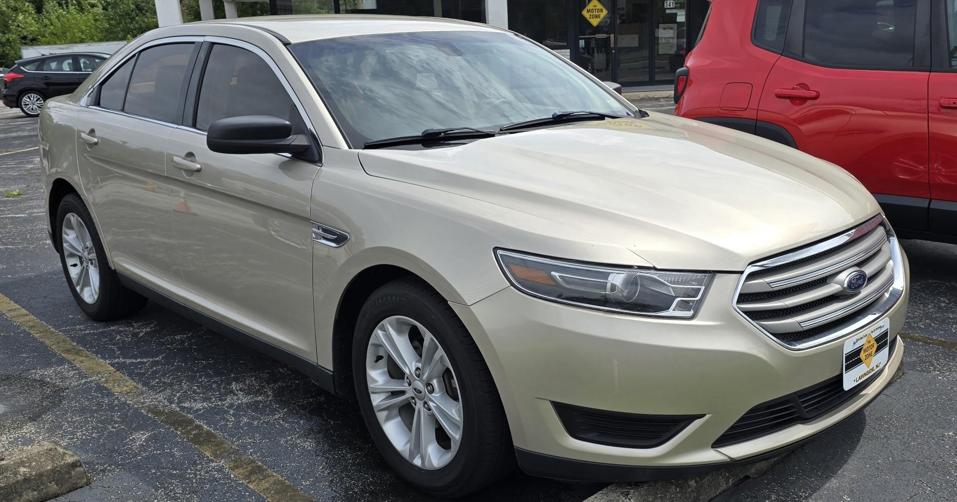 2017 Tan Ford Taurus SE (1FAHP2D85HG) with an V6, 3.5 Liter engine, Auto, 6-Spd w/SelShft transmission, located at 341 N White Horse Pike, Lawnside, NJ, 08045, (856) 262-9500, 39.855621, -75.027451 - Photo#1