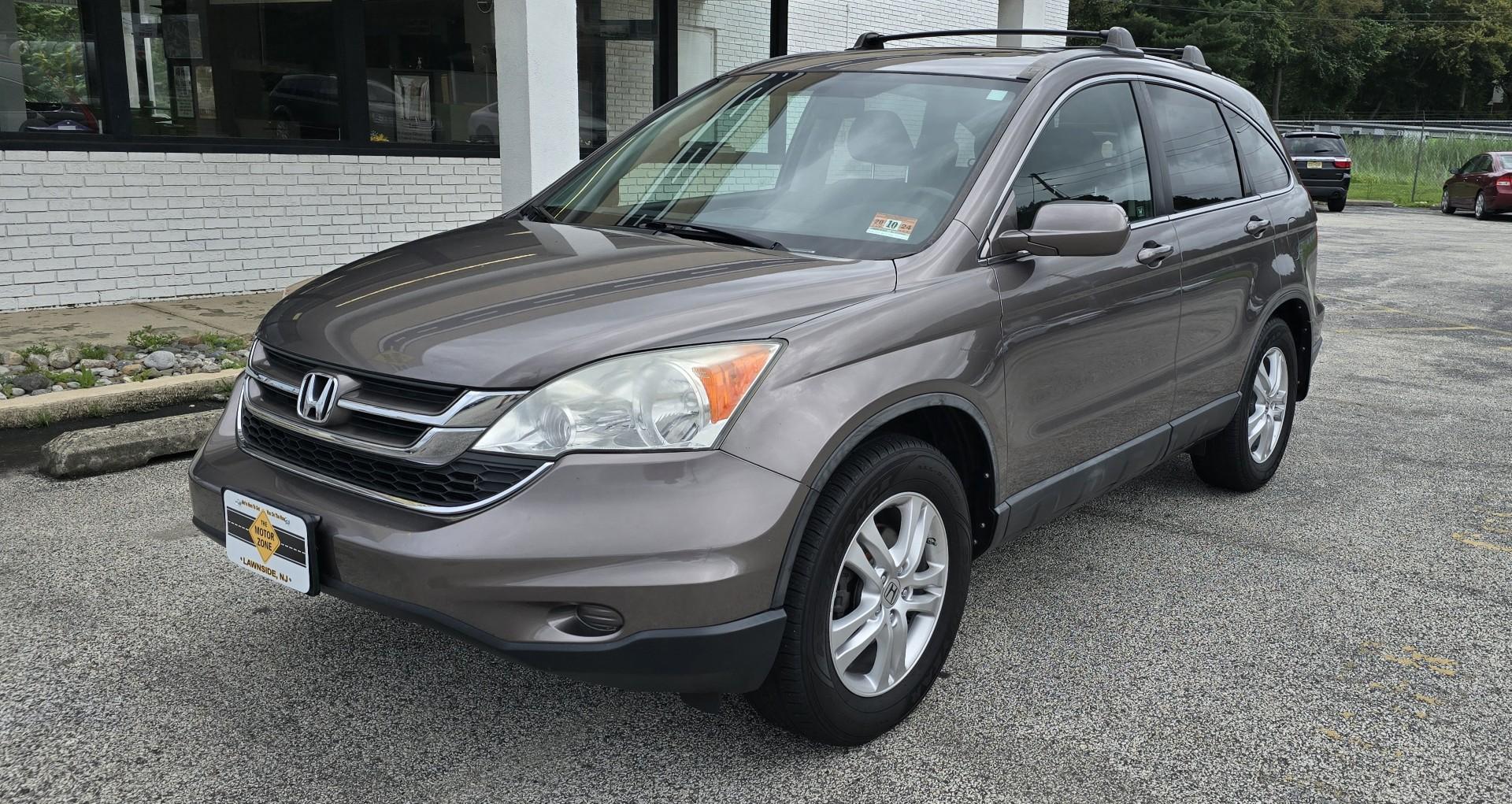 2011 /Black Leather Honda CR-V EX-L 4WD 5-Speed AT (5J6RE4H75BL) with an 2.4L L4 DOHC 16V engine, 5-Speed Automatic transmission, located at 341 N White Horse Pike, Lawnside, NJ, 08045, (856) 262-9500, 39.855621, -75.027451 - Photo#0