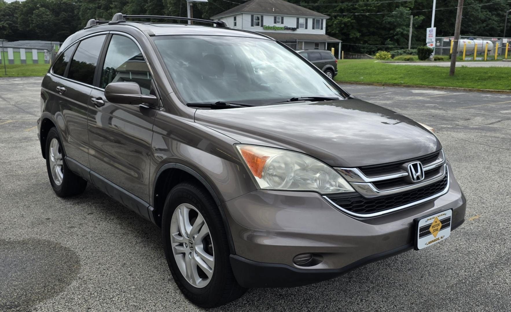 2011 /Black Leather Honda CR-V EX-L 4WD 5-Speed AT (5J6RE4H75BL) with an 2.4L L4 DOHC 16V engine, 5-Speed Automatic transmission, located at 341 N White Horse Pike, Lawnside, NJ, 08045, (856) 262-9500, 39.855621, -75.027451 - Photo#1