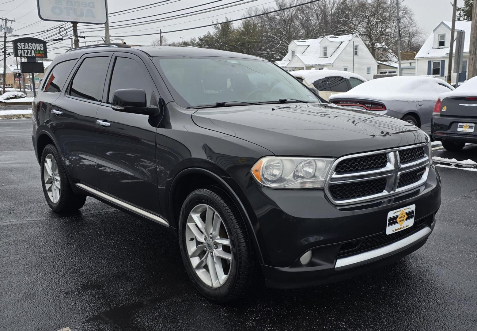 2013 Black Dodge Durango Crew (1C4SDJDT9DC) with an V8, HEMI, 5.7 Liter engine, Auto, 5-Spd w/OD transmission, located at 341 N White Horse Pike, Lawnside, NJ, 08045, (856) 262-9500, 39.855621, -75.027451 - Photo#1