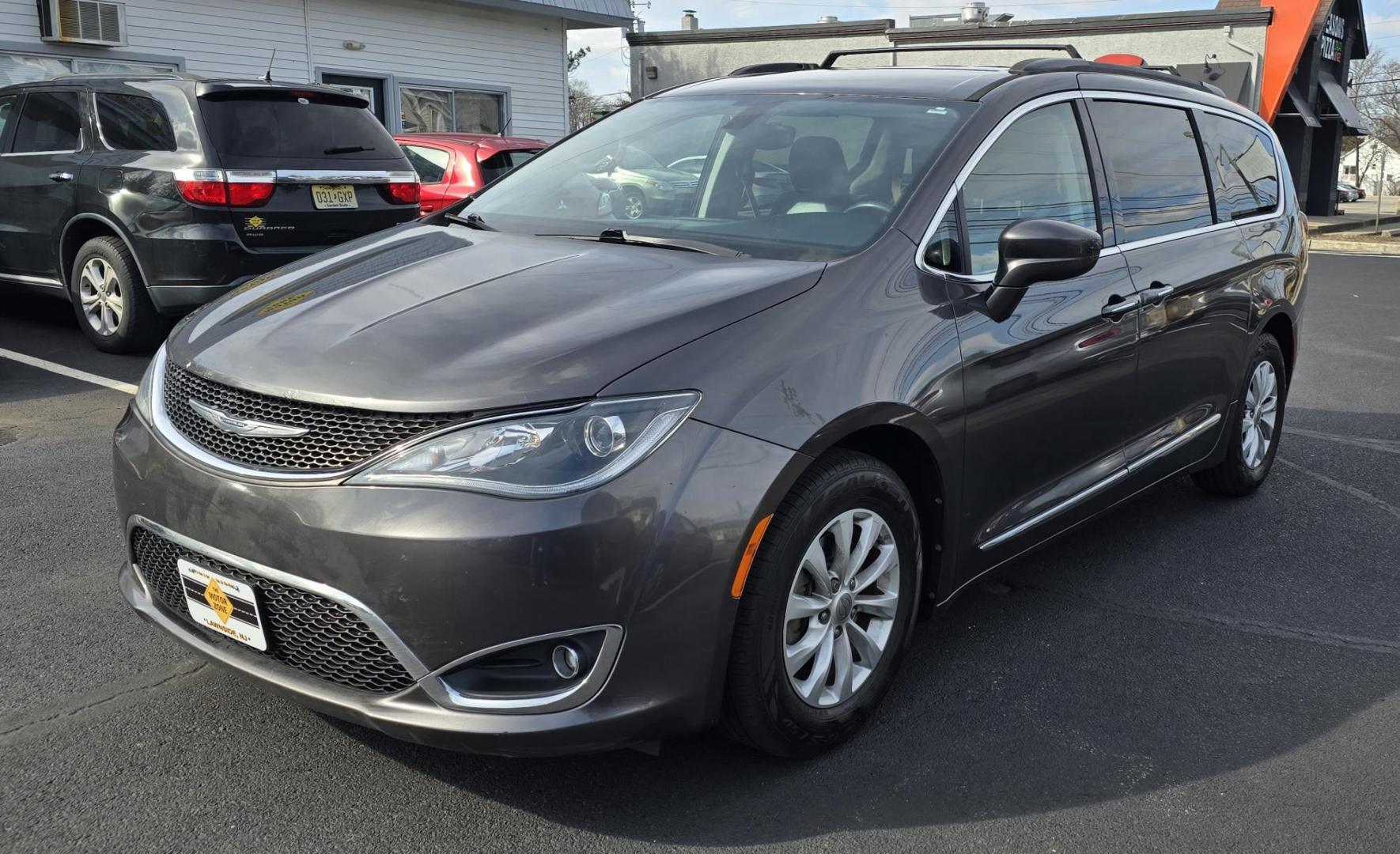 2017 Gray Chrysler Pacifica Touring (2C4RC1BG1HR) with an V6, 3.6 Liter engine, Automatic, 9-Spd transmission, located at 341 N White Horse Pike, Lawnside, NJ, 08045, (856) 262-9500, 39.855621, -75.027451 - Photo#0